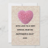 母の日カード 招待状 (正面)