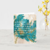 母の日カード - 母とは... カード (黄色い花)