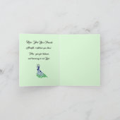 母の日カード : 母親への敬意 シーズンカード (内部)