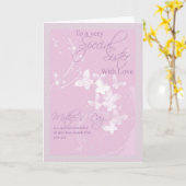 母の日カード、特別な姉妹 カード (黄色い花)