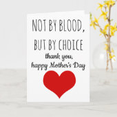 母の日カード – 養母カード – Step-Mom カード (黄色い花)