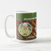 母の日ガーデニング緑の数々の写真 コーヒーマグカップ (左)