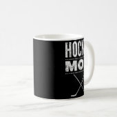 母の日ギフトに最適なホッケーママTシャツ コーヒーマグカップ (正面右)