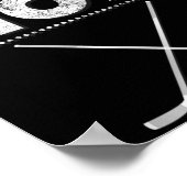 母の日ギフトに最適なホッケーママTシャツ ポスター (角)