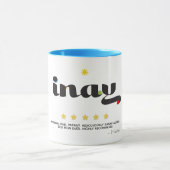 母の日ギフトのマグカップ — Inay 5つ星レビュー マグカップ (中央)