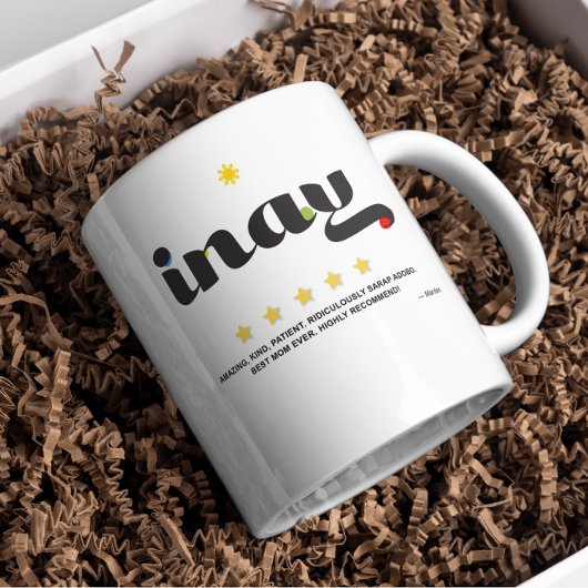母の日ギフトのマグカップ — Inay 5つ星レビュー マグカップ