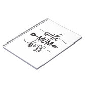 母の日ギフトアイディア妻ママボス ノートブック (左側)