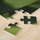 母の日ギフトホワイト薄紫写真パズル ジグソーパズル (側面)