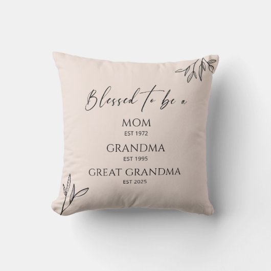 母の日ギフトママおばあちゃん素晴らしおばあちゃん クッション (正面)
