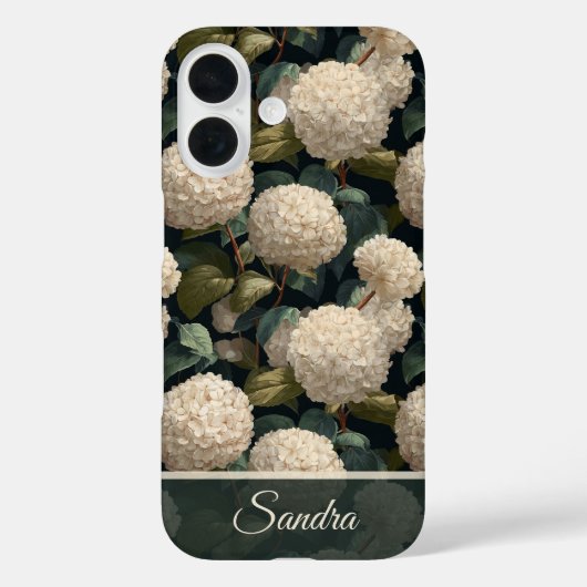 母の日ギフト定番の紫陽花 名前入り Case-Mate iPhoneケース (裏面)