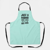 母の日ギフト母の息子マッチングキッチン エプロン (正面)