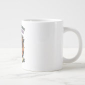 母の日ギフト - かわいい家族の愛 ジャンボコーヒーマグカップ (右)
