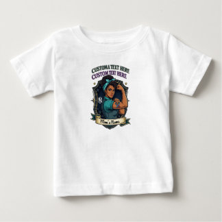 母の日ギフト - かわいい家族の愛 ベビーTシャツ