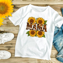 母の日ギフト サンフラワー おしゃれ ママ プレゼント Tシャツ
