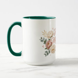 母の日ギフト ママ コーヒーマグ フラワー マグカップ