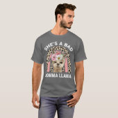 母の日ギフト 女性 悪いママ ラマ Tシャツ (正面フル)