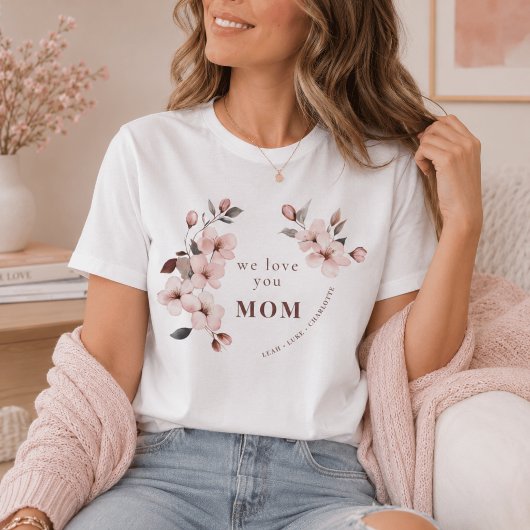 母の日ギフトTシャツ ママ用 名前入り Tシャツ