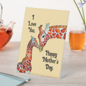 母の日ギラッフェス台座のサイン 台座サイン (インサイチュ)