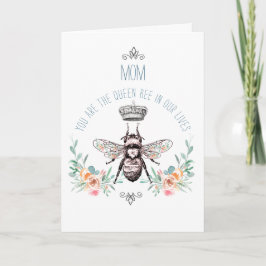 母の日クイーンビーグリーティング カード