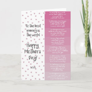 母の日クーポン カード