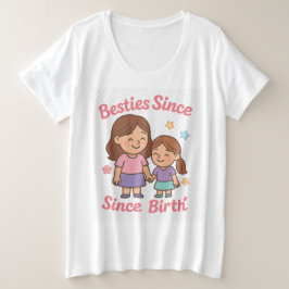 母の日グラフィックtの プラスサイズTシャツ