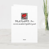 母の日グリーティングカードデザインby MADART カード (裏面)