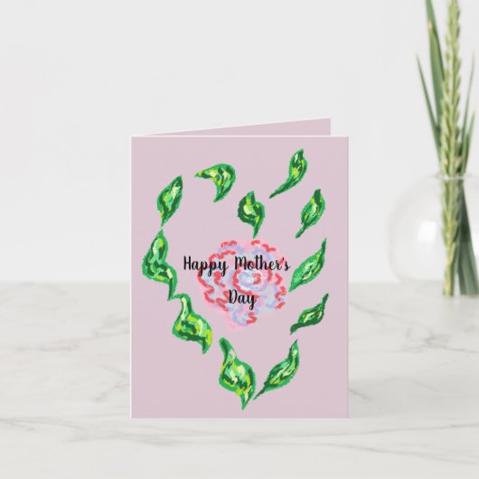 母の日グリーティングカード カード (正面)