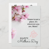 母の日グリーティングカード シーズンカード (正面/裏面)