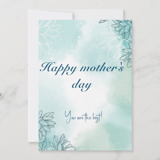 母の日グリーティングカード シーズンカード (正面)