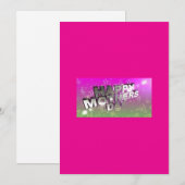 母の日グリーティングカード シーズンカード (正面/裏面)