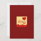 母の日グリーティングカード シーズンカード (正面)