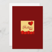 母の日グリーティングカード シーズンカード (正面/裏面)