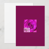 母の日グリーティングカード シーズンカード (正面/裏面)