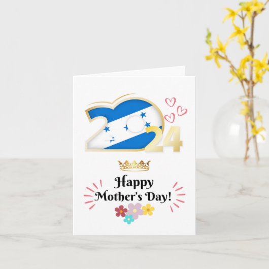 母の日グリーティングカード「ホンジュラス」 カード (黄色い花)