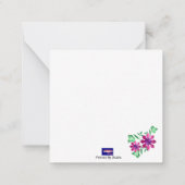 母の日グリーティング ノートカード (裏面)