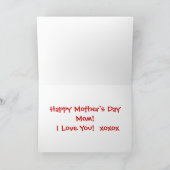 母の日ゲイプライド カード (内部)