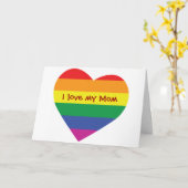 母の日ゲイプライド カード (黄色い花)