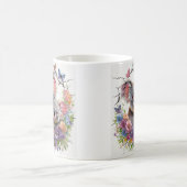 母の日コアラスがフローラに囲ま鮮やかれ コーヒーマグカップ (中央)