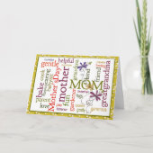 母の日コラージュ カード (正面)