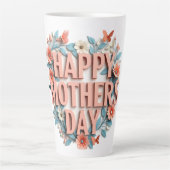 母の日コーヒーマグ カフェラテマグ (正面)