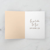 母の日ゴールデンレトリバーと花かご カード (内部)