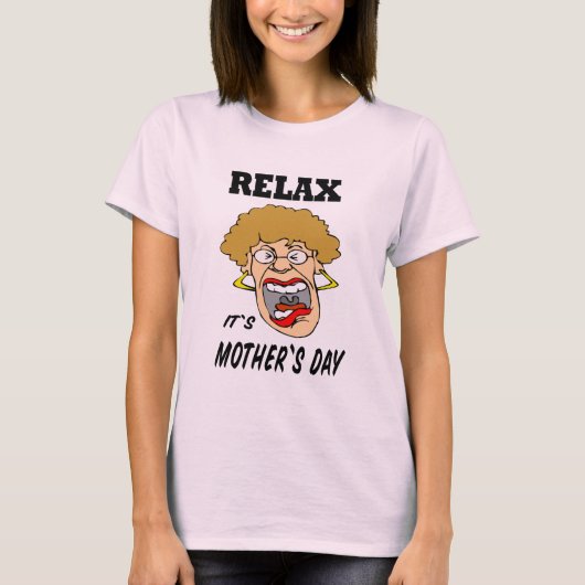 母の日シャツ リラックス Tシャツ (正面)