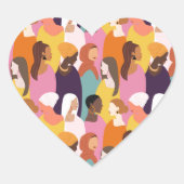 母の日ステッカー ハートシール (正面)