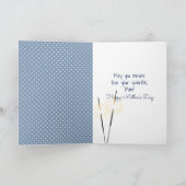 母の日ステッキの女の子とスパークラー カード (内部)