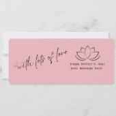 母の日スパ日サプライズ伝票 招待状 (裏面)