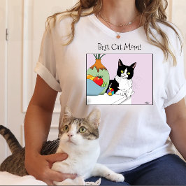 母の日タキシード猫 Tシャツ