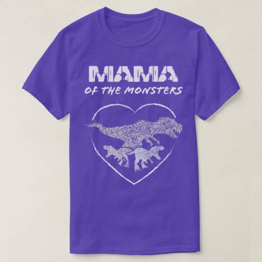 母の日ティラノサウルスレックス Tシャツ (デザイン正面)