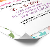 母の日ティーチフライヤーポスターテンプレート ポスター (角)