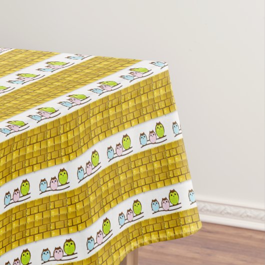 母の日テーブルクロス・フクロウ テーブルクロス (インサイチュ)