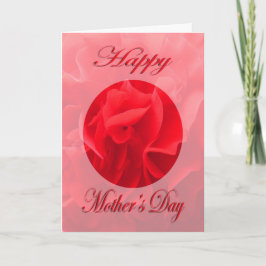 母の日ディアンサス赤い花 カード